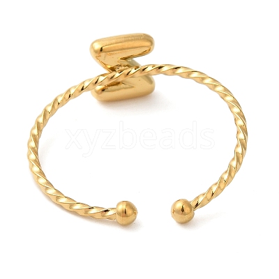 304 Stainless Steel Open Cuff Rings RJEW-K261-02G-Z-1