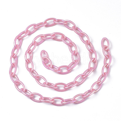 Acrylic Opaque Cable Chains X-PACR-N009-001H-1