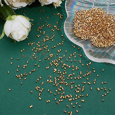 3000Pcs Brass Crimp Beads KK-ME0003-36-1