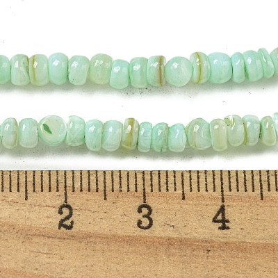 Dyed Natural Freshwater Shell Beads Strands BSHE-G039-07E-1