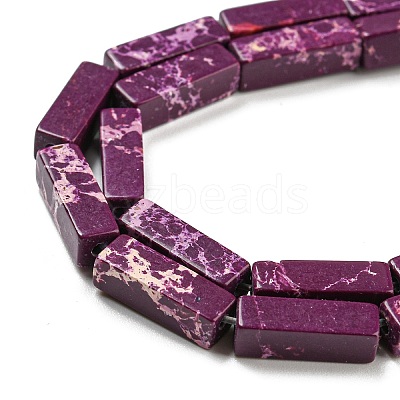 Synthetic Imperial Jasper Dyed Beads Strands G-D077-C01-04-1