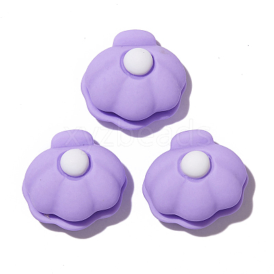 Ocean Theme Opaque Resin Cabochons OCEA-PW0001-77A-1