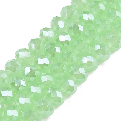 Electroplate Glass Beads Strands EGLA-A044-J6mm-A01-1