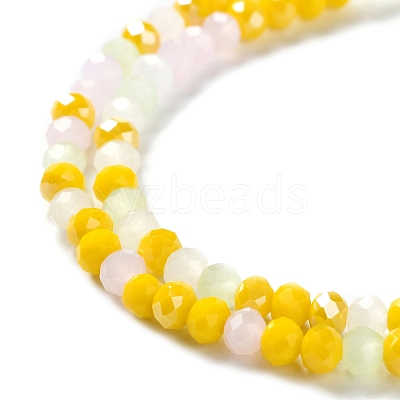 Glass Beads Strands EGLA-A034-M4mm-28-1