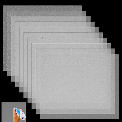 PVC Rectangle Multi Purpose 3D Pen Templates for 3D Printing LS-DIY-WH0010-63-1