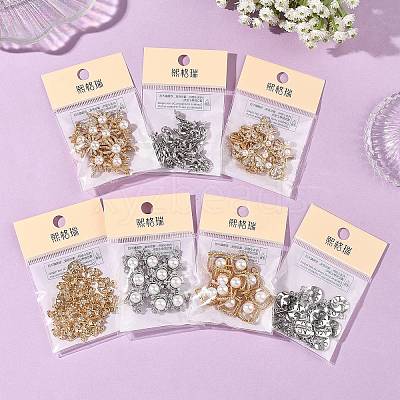 SHEGRACE Brass Micro Pave Clear Cubic Zirconia Charms XGRQ4N070-736G-1