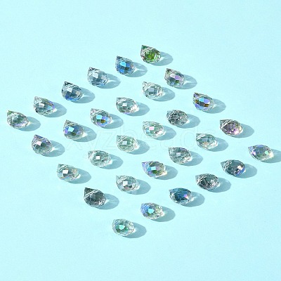 48Pcs 4 Colors Electroplate Glass Beads GLAA-FS0001-89-1