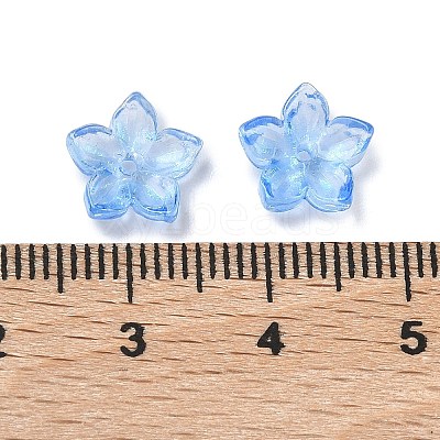 Dyed & Heated Glass Bead Caps GLAA-Z019-02N-1