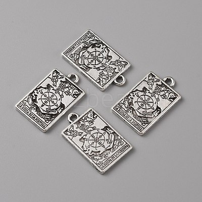 Tibetan Style Alloy Pendants PALLOY-WH0111-138F-1