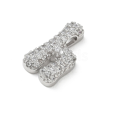 Brass Micro Pave Cubic Zirconia Pendants KK-A300-02P-H-1