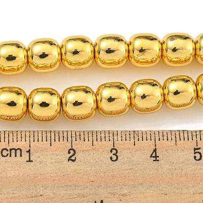 Electroplated Synthetic Non-magnetic Hematite Beads Strands G-C136-C01-1