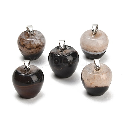 Teachers' Day Natural Agate Pendants GG-K002-14A-1
