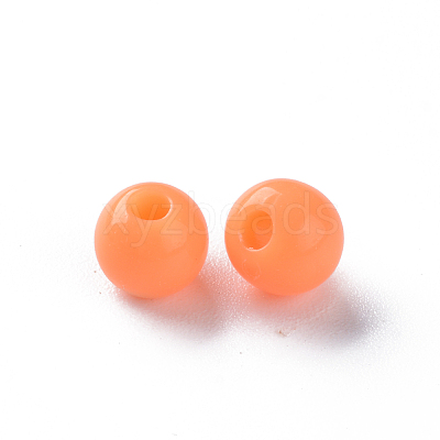 Opaque Acrylic Beads X-MACR-S370-C6mm-A11-1