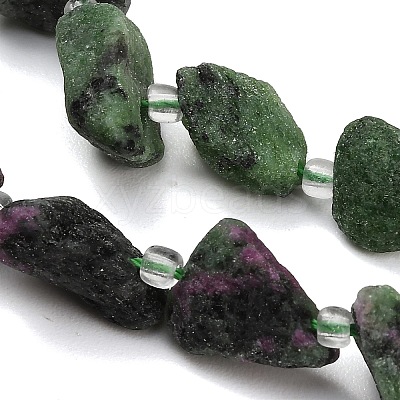 Natural Ruby in Zoisite Beads Strands GG-CBA0B77-A14-03-1