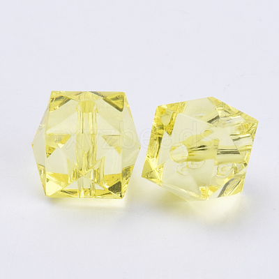 Transparent Acrylic Beads X-TACR-Q259-10mm-V21-1