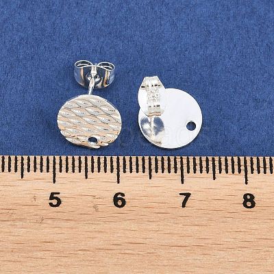 304 Stainless Steel Ear Stud Findings STAS-O119-16A-S-1