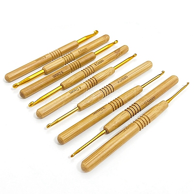 Aluminum Crochet Hooks Needles SENE-PW0003-098G-A-1