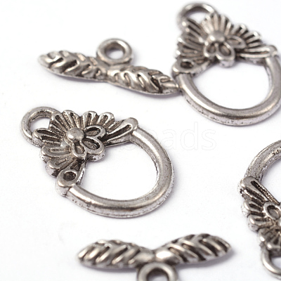 Tibetan Style Toggle Clasps X-A0122Y-1