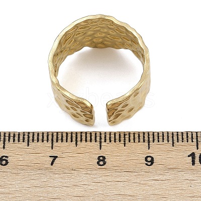 304 Stainless Steel Cuff Rings RJEW-D332-012H-G-1
