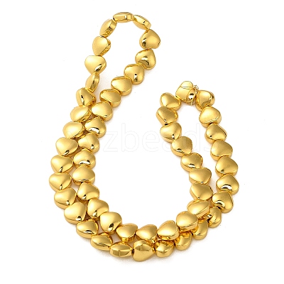 Electroplate Glass Beads Strands EGLA-H109-12F-02-1