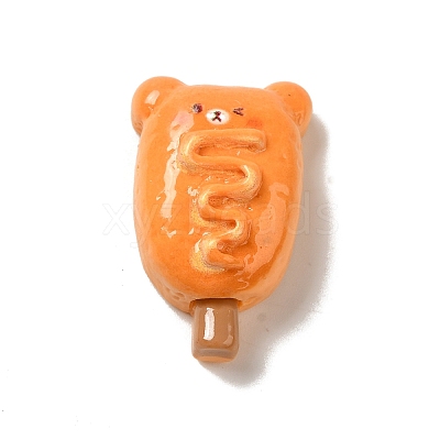Opaque Resin Imitation Food Decoden Cabochons X-CRES-A058-01E-1