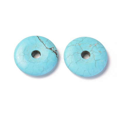 Natural Howlite Pendants TURQ-L031-017A-1
