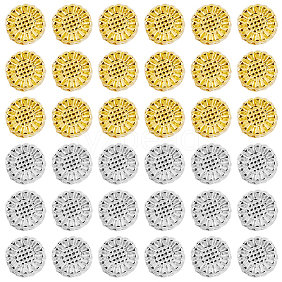 600Pcs 2 Colors Tibetan Style Alloy Beads FIND-DC0002-54-1