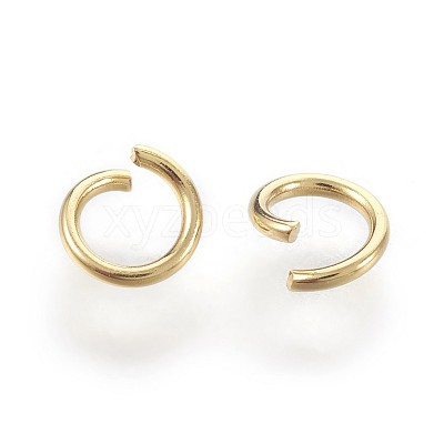304 Stainless Steel Open Jump Rings STAS-P221-21B-G-1
