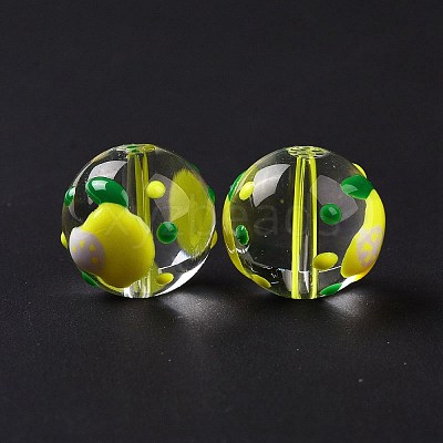 Transparent Glass Beads LAMP-B021-03B-16-1