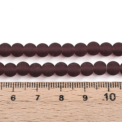 Transparent Glass Beads Strands GLAA-T032-T6mm-MD19-1