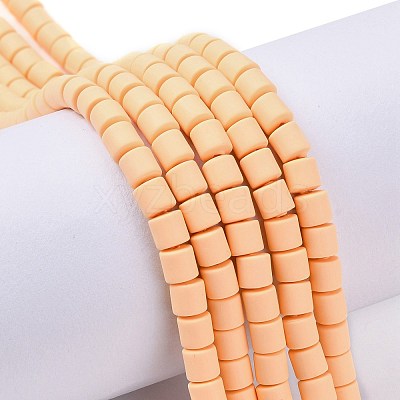 Handmade Polymer Clay Bead Strands X-CLAY-ZX006-01-136-1