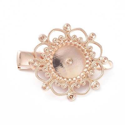 Hair Accessories Iron Alligator Hair Clip Findings IFIN-L035-01KCG-1