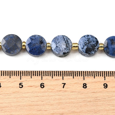 Natural Dumortierite Beads Strands G-B094-A36-01-1