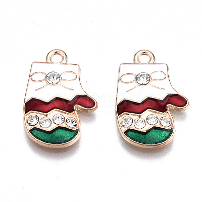 Alloy Enamel Pendants ENAM-Q442-032-RS-1