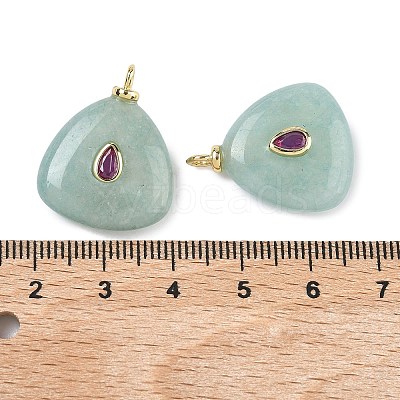 Dyed Natural White Jade  Pendants KK-C251-01C-02-1