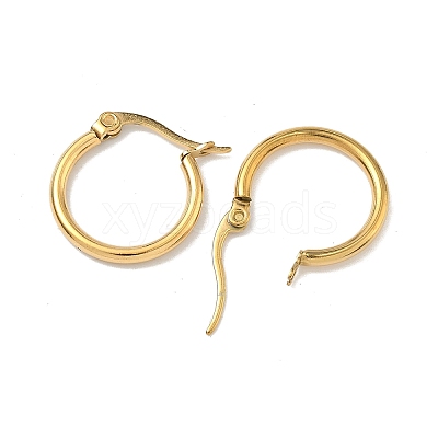 304 Stainless Steel Hoop Earrings EJEW-XCP0001-27-1