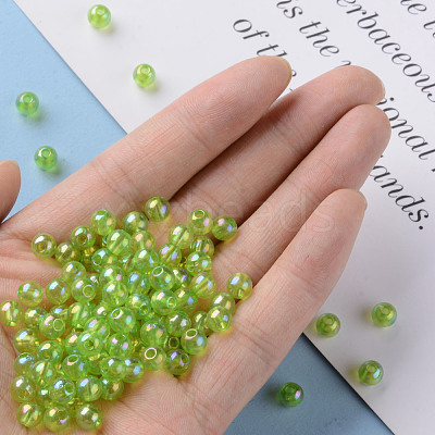 Transparent Acrylic Beads MACR-S370-B6mm-729-1