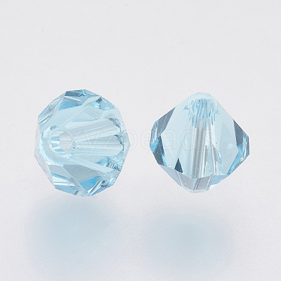 Imitation Austrian Crystal Beads SWAR-F022-6x6mm-202-1
