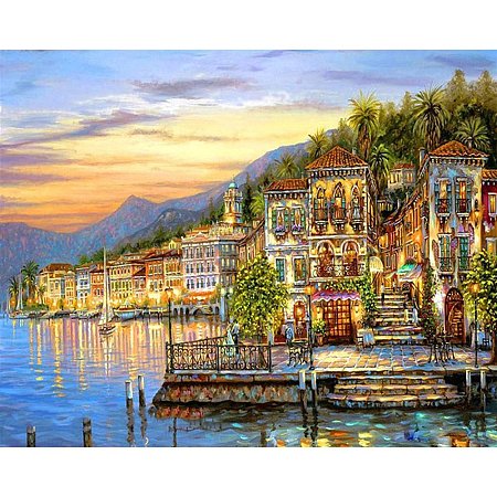 Scenery DIY Diamond Painting Kit PW-WG78096-30-1