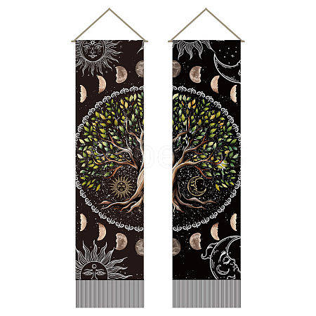 Polyester Wall Hanging Tapestry AJEW-WH0399-056-1