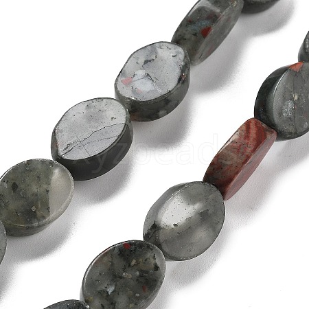 Natural Bloodstone Beads Strands G-P559-B17-01-1