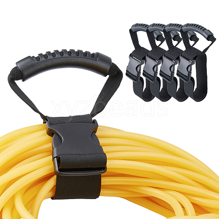 Nylon & PVC Durable Storage Strap with Carrying Handle AJEW-WH0609-762A-1