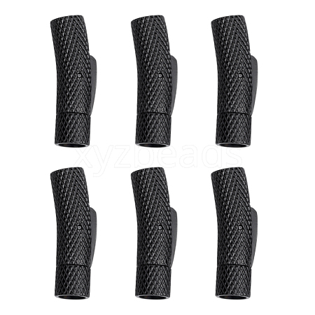 6Pcs 304 Stainless Steel Bayonet Clasps STAS-DR0001-18EB-1