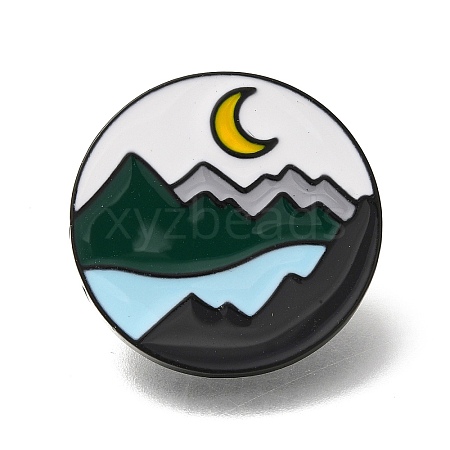 Mountain Scenery Series Enamel Pins JEWB-Z030-04F-1