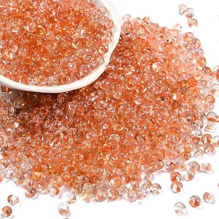 6/0 Spray Paint Fringe Glass Seed Beads X1-SEED-H003-11C-1