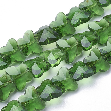 Transparent Glass Beads LS-GLAA-Q066-14mm-B07-1