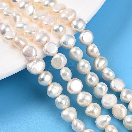 Natural Cultured Freshwater Pearl Beads Strands PEAR-N014-06F-1