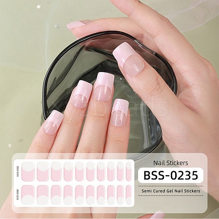 Nail Art Full Cover Nail Stickers MRMJ-YWC0001-BSS-0235-1