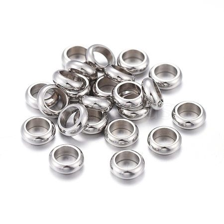 Tarnish Resistant 201 Stainless Steel Spacer Beads STAS-K200-07P-A-1