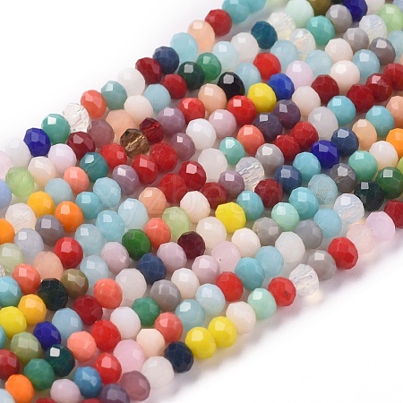 Imitation Jade Glass Beads Strands GLAA-E415-01B-1